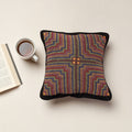  Kala Raksha Jat Hand Embroidery Cotton Cushion Cover 