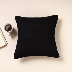 Multicolor Kala Raksha Pakko Hand Embroidery Cotton Cushion Cover