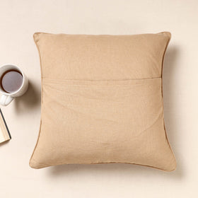 Multicolor Kala Raksha Pakko Hand Embroidery Cotton Cushion Cover