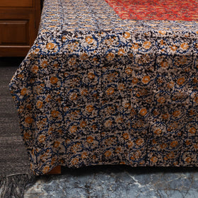 Kalamkari patchwork cotton bedsheet set 50 - handcrafted