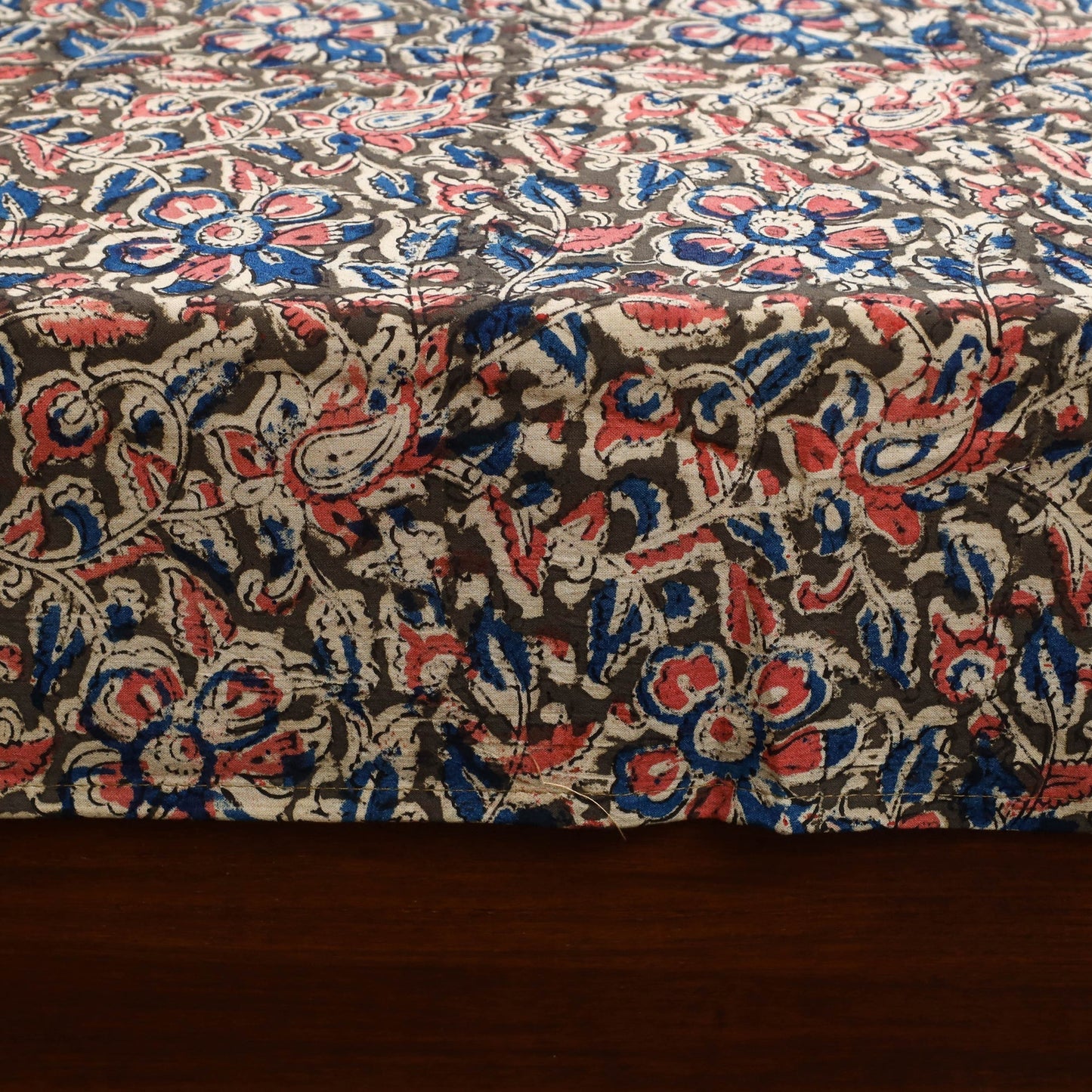 Kalamkari patchwork cotton bedsheet set 44 - handcrafted