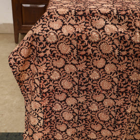Multicolor - Kalamkari Block Printed Patchwork Cotton Double Bed Cover With Pillow Covers (108 x 90 in)