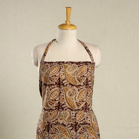 Multicolor Kalamkari Block Print Cotton Apron with Pocket