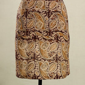 Multicolor Kalamkari Block Print Cotton Apron with Pocket