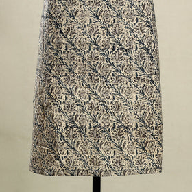 Multicolor Kalamkari Block Print Cotton Apron with Pocket