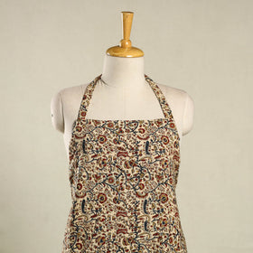 Multicolor Kalamkari Block Print Cotton Apron with Pocket