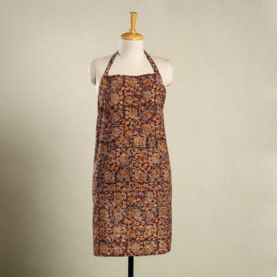 Multicolor - kalamkari cotton apron with pocket 16