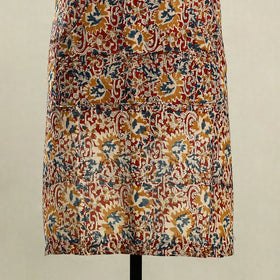 Multicolor - kalamkari cotton apron with pocket 17
