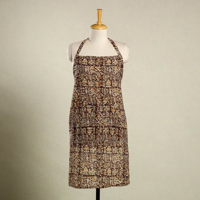 Multicolor - kalamkari cotton apron with pocket 18