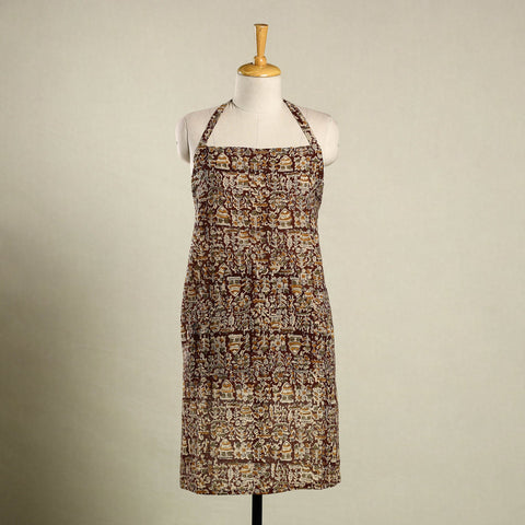 Multicolor - kalamkari cotton apron with pocket 18