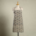 Multicolor Kalamkari Block Print Cotton Apron with Pocket
