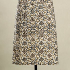 Multicolor Kalamkari Block Print Cotton Apron with Pocket