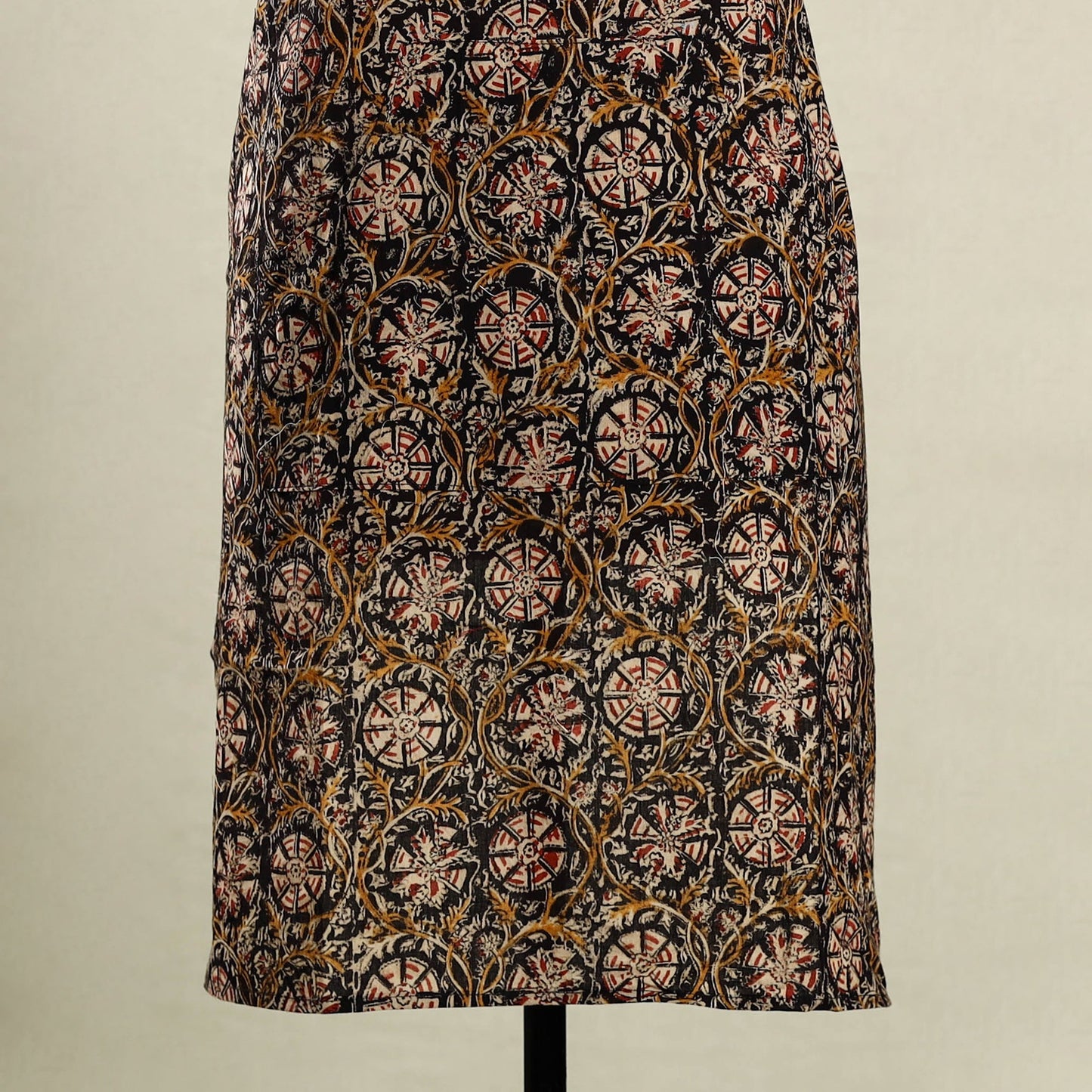 Multicolor - kalamkari cotton apron with pocket 38