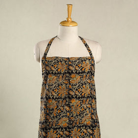 Multicolor Kalamkari Block Print Cotton Apron with Pocket