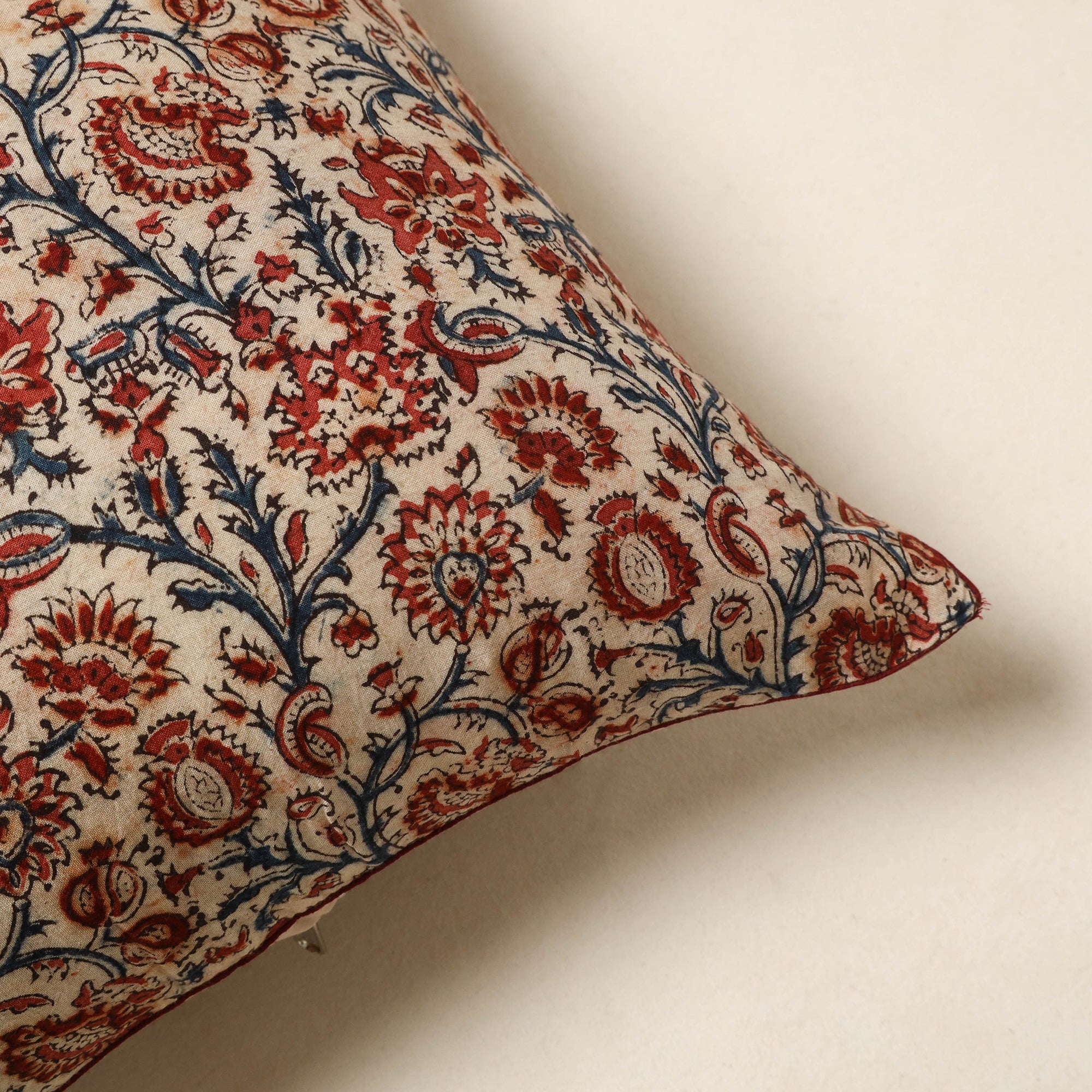 Multicolor - kalamkari cotton cushion cover 102