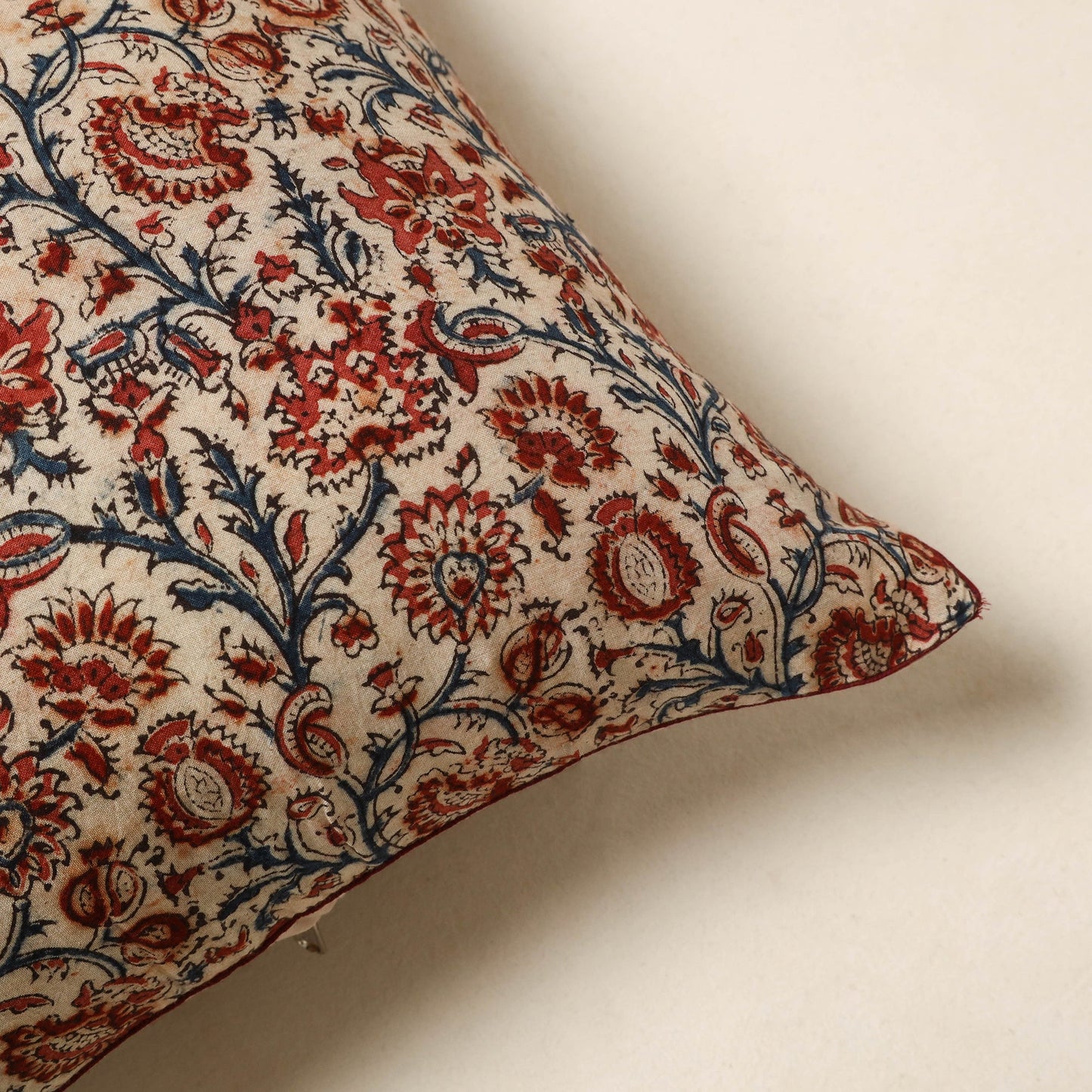 Multicolor - kalamkari cotton cushion cover 102