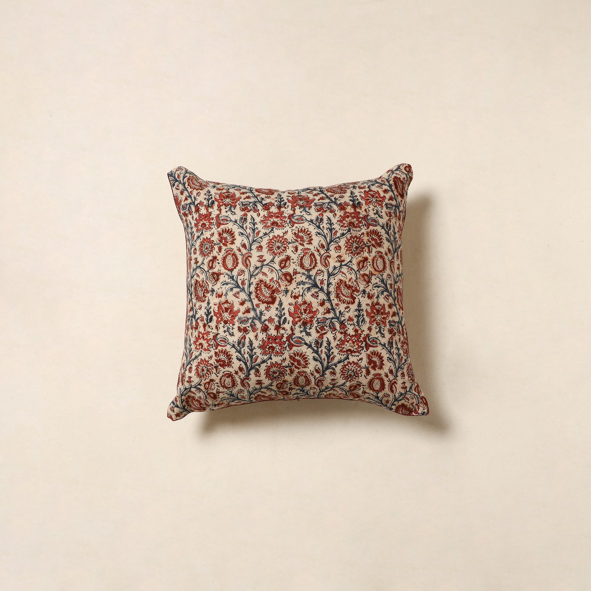 Multicolor - kalamkari cotton cushion cover 102