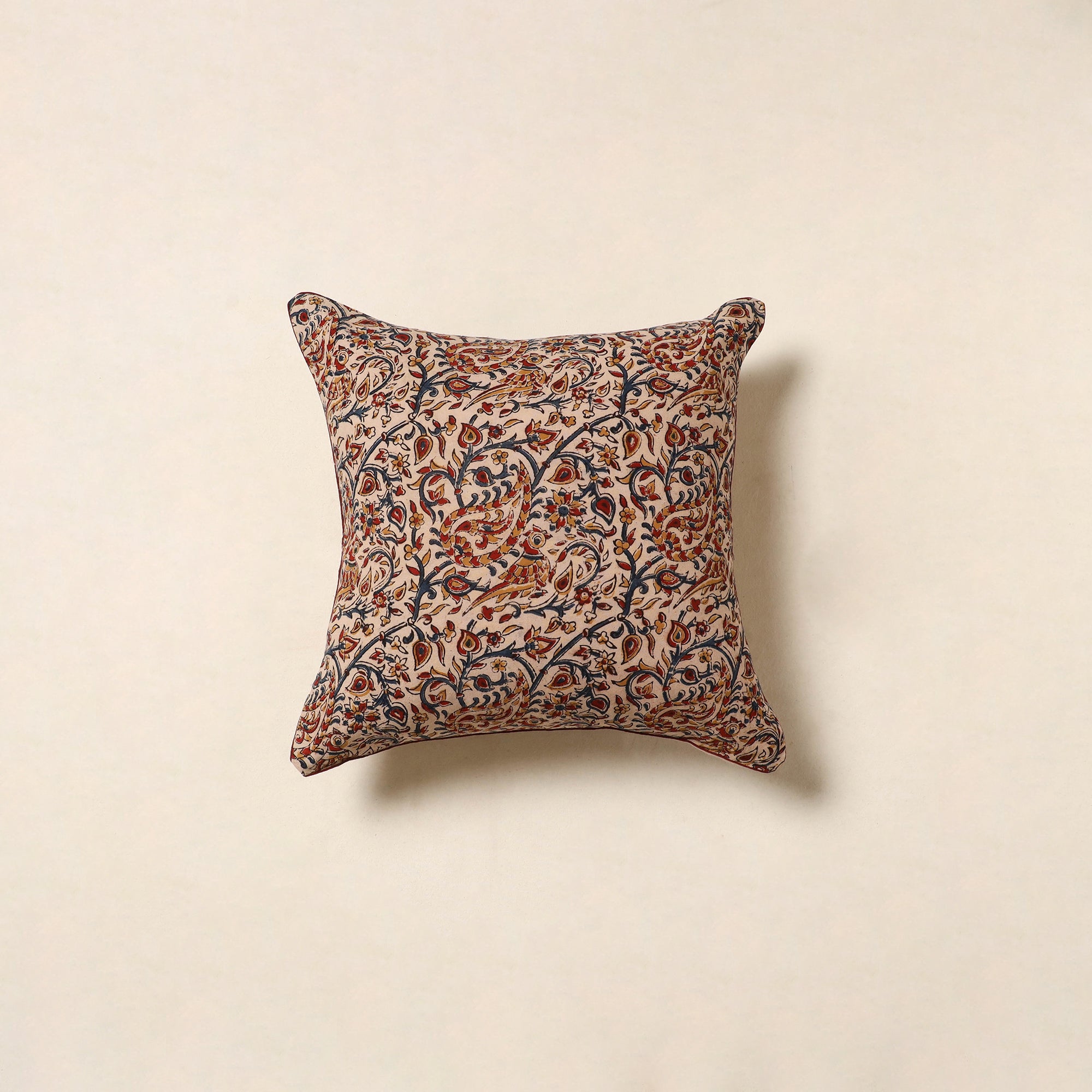 Multicolor - kalamkari cotton cushion cover 103