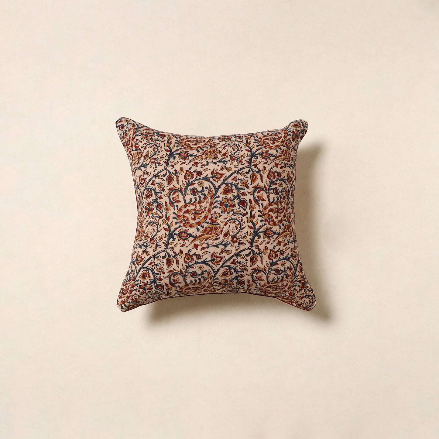 Multicolor - kalamkari cotton cushion cover 103