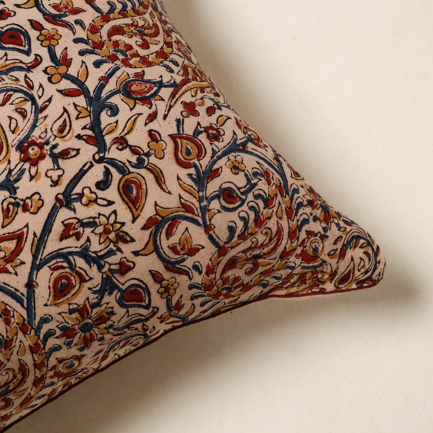 Multicolor - kalamkari cotton cushion cover 103