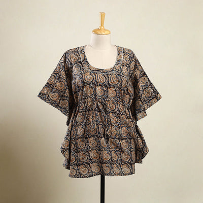 Multicolor - kalamkari cotton kaftan (short) 106