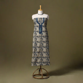 Kalamkari Print Cotton Unstitched Kurta Material