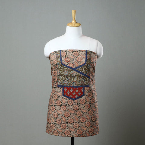 Multicolor - kalamkari cotton unstitched kurta material