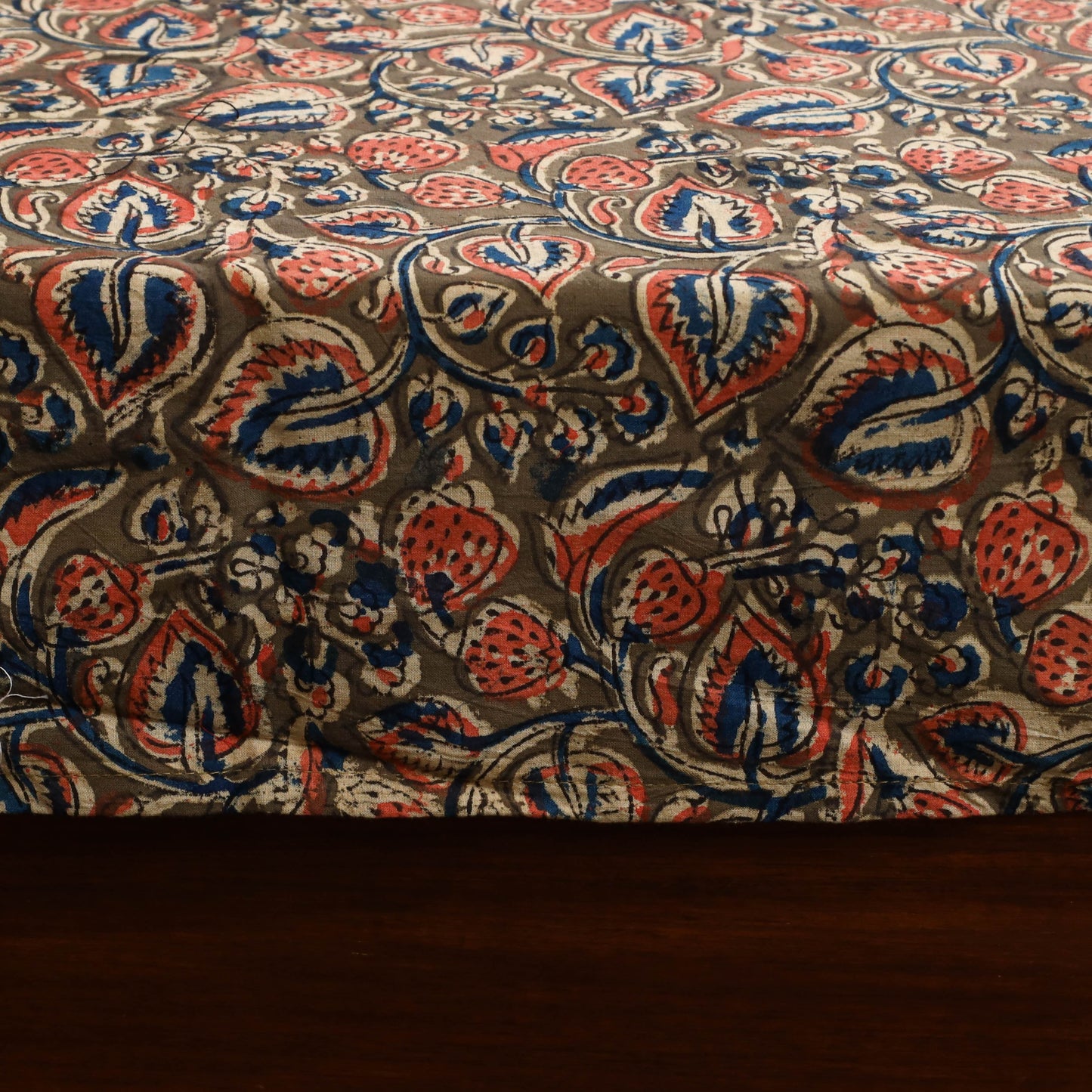Kalamkari patchwork cotton bedsheet set 54 - handcrafted