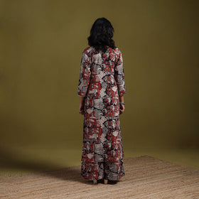 Kalamkari printed cotton 2pc kurta set for women 15