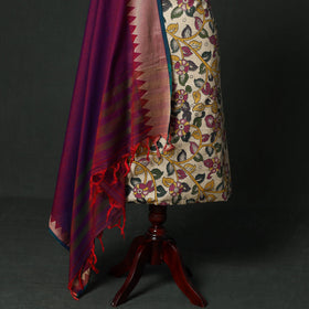 Kalamkari printed cotton 2pc unstitched dress material