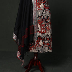 Kalamkari printed cotton 2pc unstitched dress material