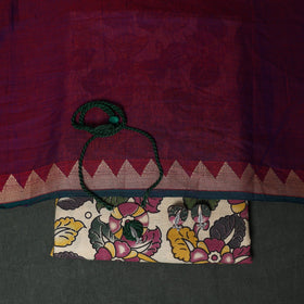Kalamkari printed cotton 2pc unstitched dress material