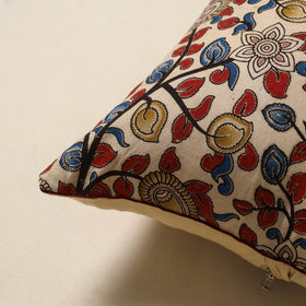Multicolor - kalamkari printed cotton cushion cover 31