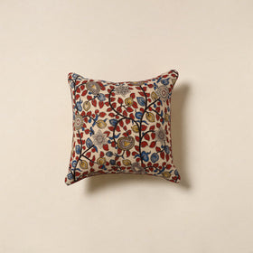 Multicolor - kalamkari printed cotton cushion cover 31