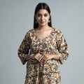  Kalamkari Printed Cotton Kurta For Women