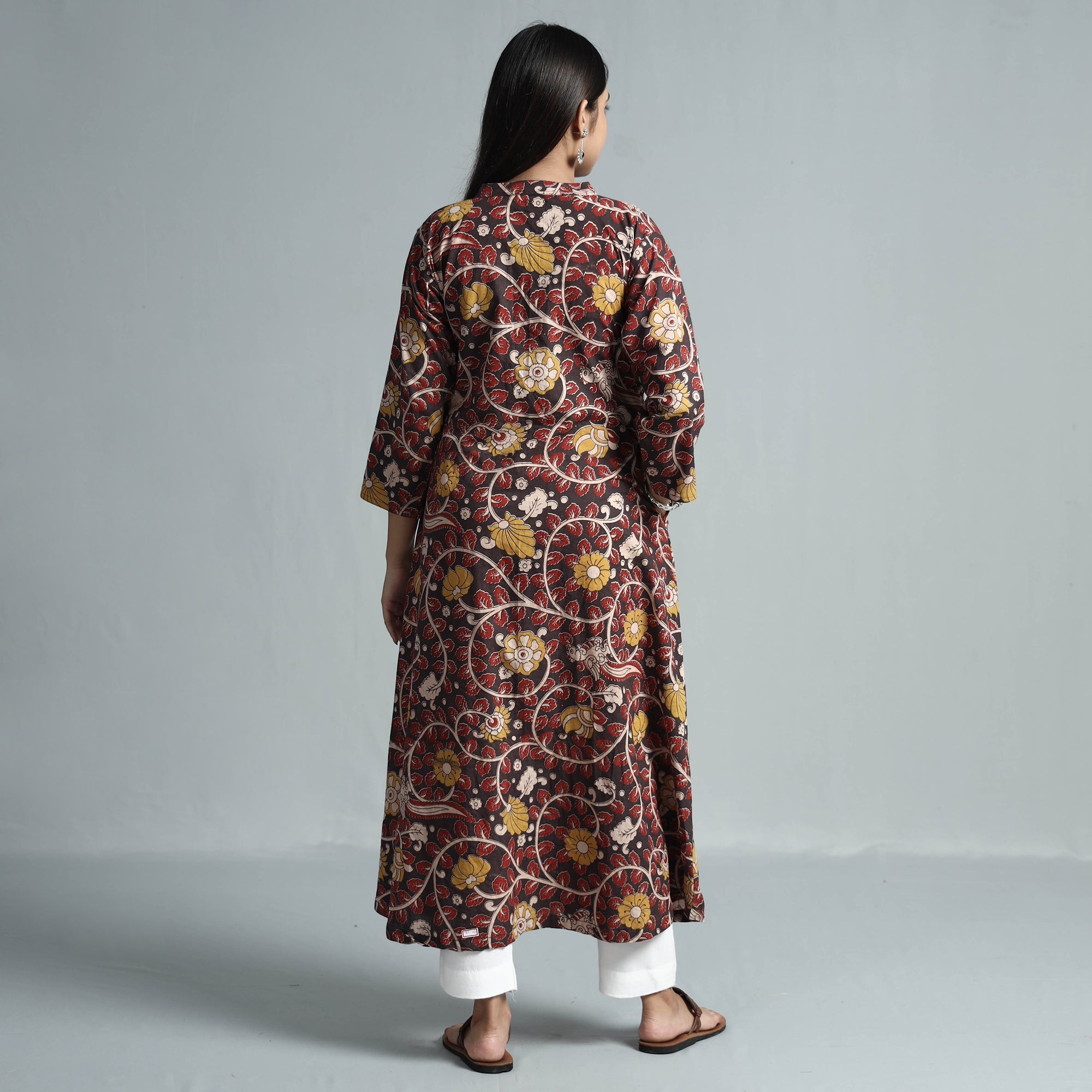  Kalamkari Printed Cotton Kurta For Women