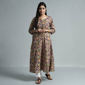  Kalamkari Printed Cotton Kurta For Women