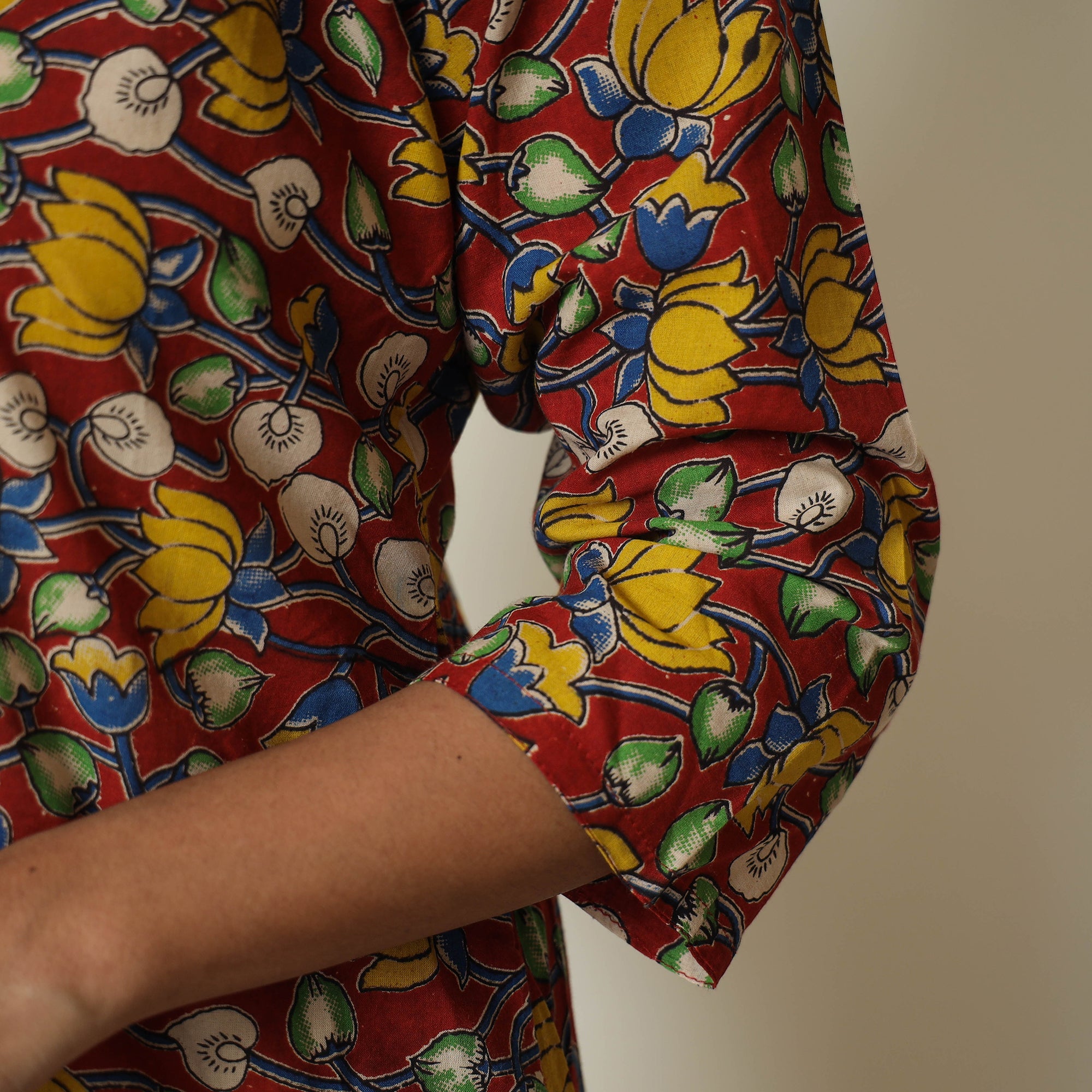 Multicolor - kalamkari printed cotton straight kurta 51