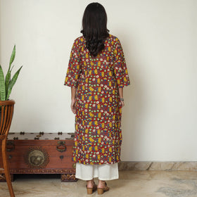 Multicolor - kalamkari printed cotton straight kurta 51