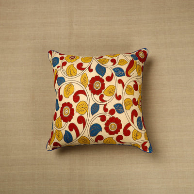 Multicolor - kalamkari printed cushion cover 04