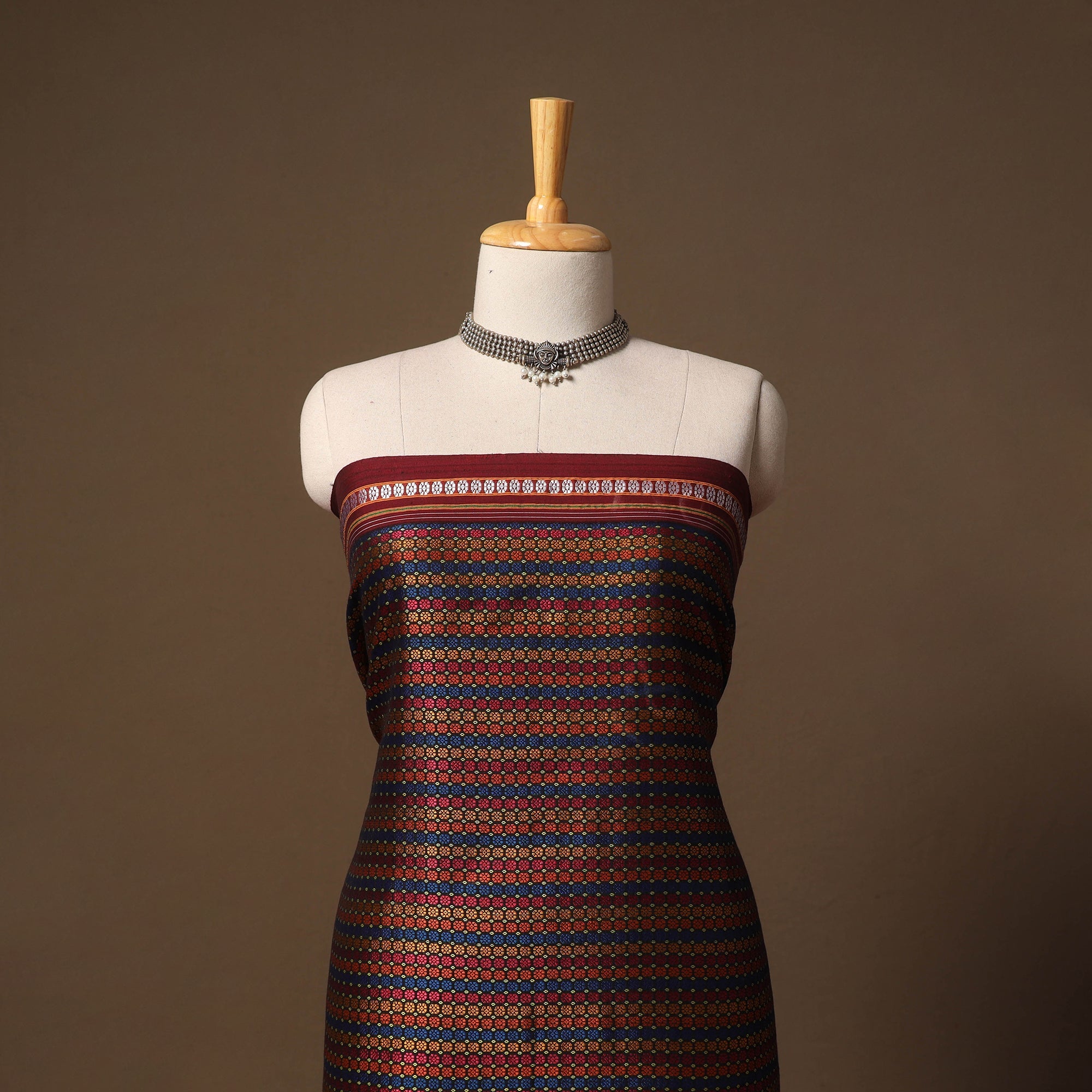 Karnataka khun mercerised cotton 3pc unstitched dress