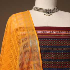 Karnataka khun mercerised cotton 3pc unstitched dress