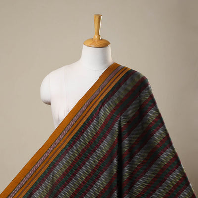  Multicolor Karnataka Weave Cotton Khun Fabric