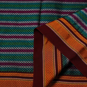 Karnataka weave cotton khun fabric 31 - handcrafted