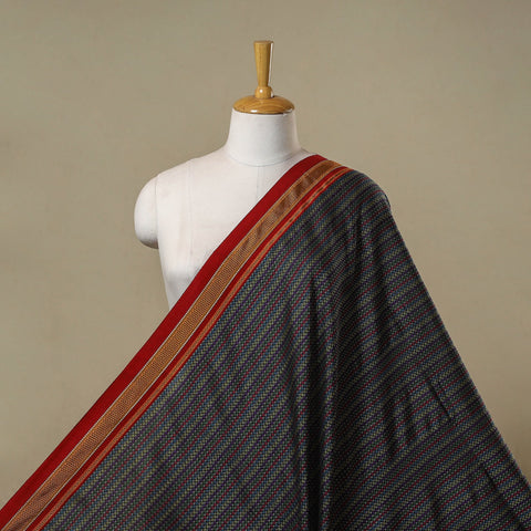 Karnataka weave cotton khun fabric 39 - handcrafted
