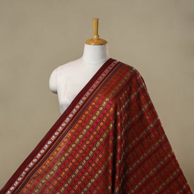 Karnataka weave silk cotton khun fabric 06 - handcrafted