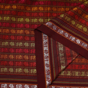 Karnataka weave silk cotton khun fabric 06 - handcrafted