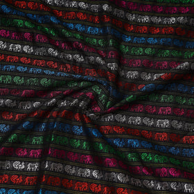 Karnataka weave silk cotton khun fabric 10 - handcrafted