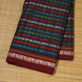 Karnataka weave silk cotton khun fabric 10 - handcrafted