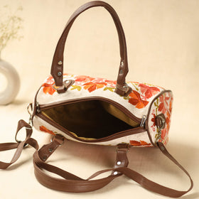 Multicolor Kashmiri Crewel Hand Embroidery Handbag